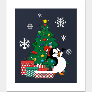 Chilly Willy Around The Christmas Tree Posters and Art